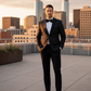 "Amsterdam" Tuxedo Jacket Peak