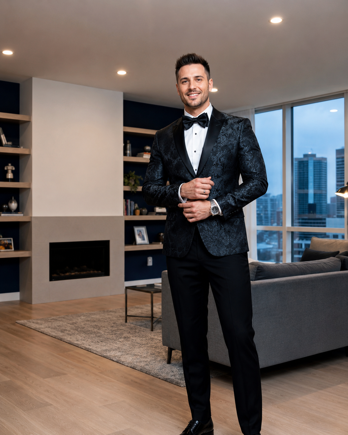 "Amsterdam" Tuxedo Jacket Peak