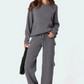 Casual Hooded Sweater Suit for Spring & Autumn