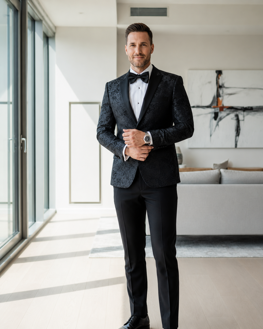 "Amsterdam" Tuxedo Jacket Peak