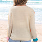 Destiny Colorblock Cuffed Loose Sweater