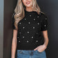 Fatima Bubble Short Sleeve Sweater