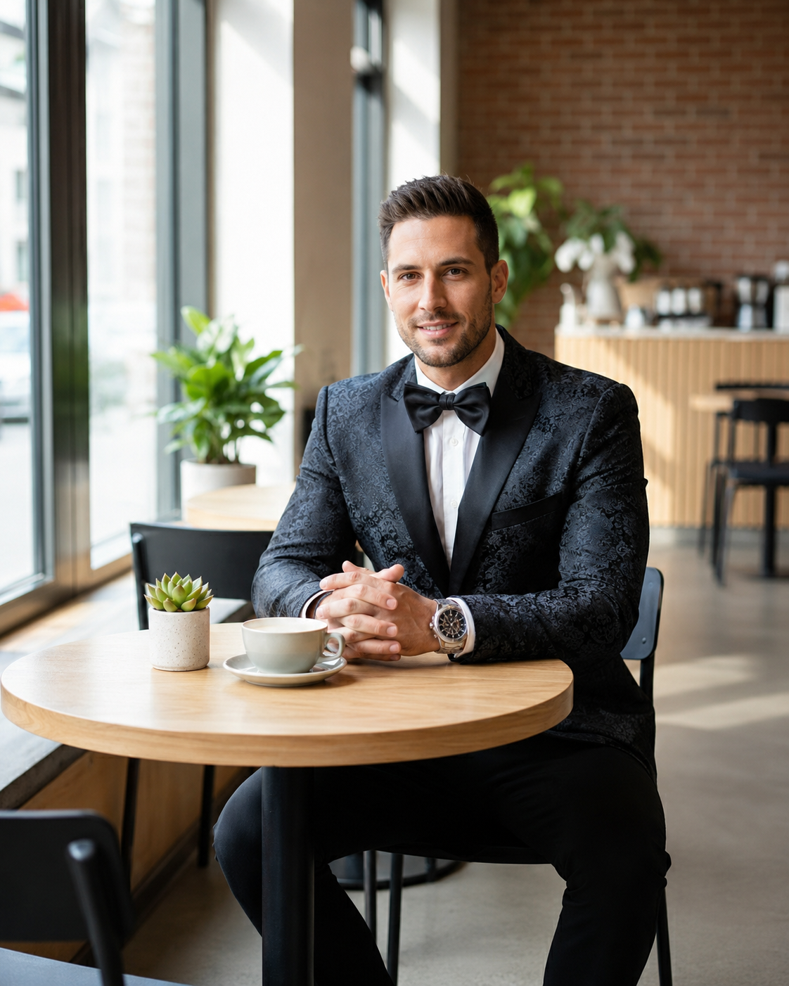 "Amsterdam" Tuxedo Jacket Peak