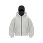 Fleece-lined Double Hooded Sweater