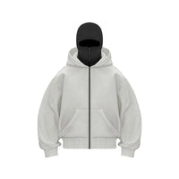 Fleece-lined Double Hooded Sweater
