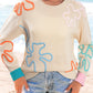 Destiny Colorblock Cuffed Loose Sweater