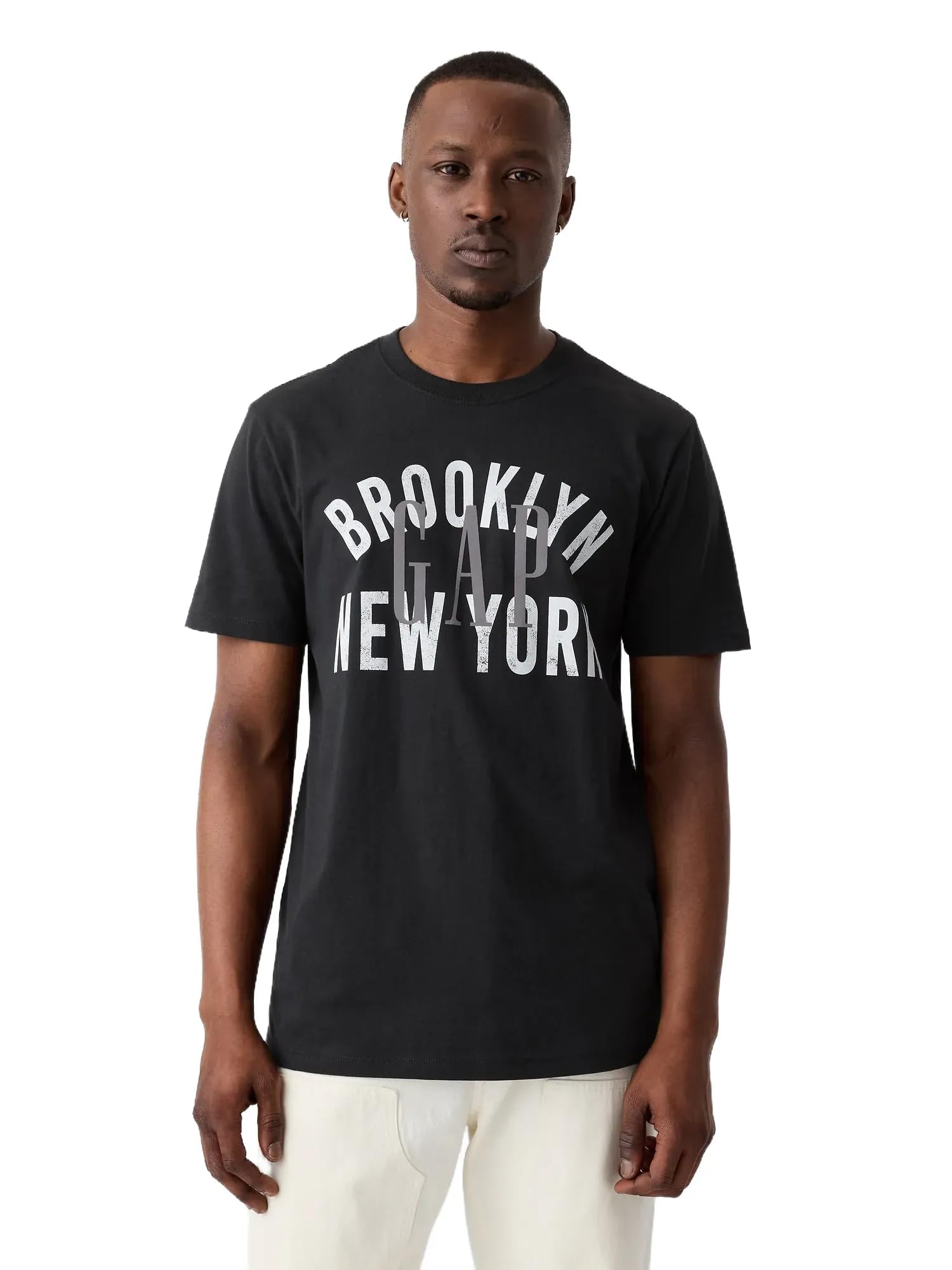 GAP Mens Short Sleeve Graphic Tee T-Shirt Moonless Night XL
