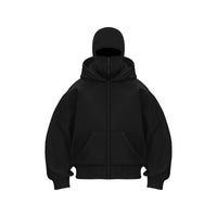 Fleece-lined Double Hooded Sweater