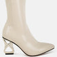 Gaias Fantasy Heel Patent Faux Leather Boots