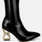 Gaias Fantasy Heel Patent Faux Leather Boots
