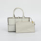 Genuine Ostrich Leather Mini Woven Satchel Top Handle Bag