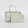 Genuine Ostrich Leather Mini Woven Satchel Top Handle Bag