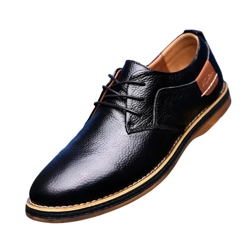 Men's Genuine Leather Brogue Oxford Shoes