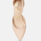 Myla Faux Leather Metallic Sling Heeled Sandals By RAG-3
