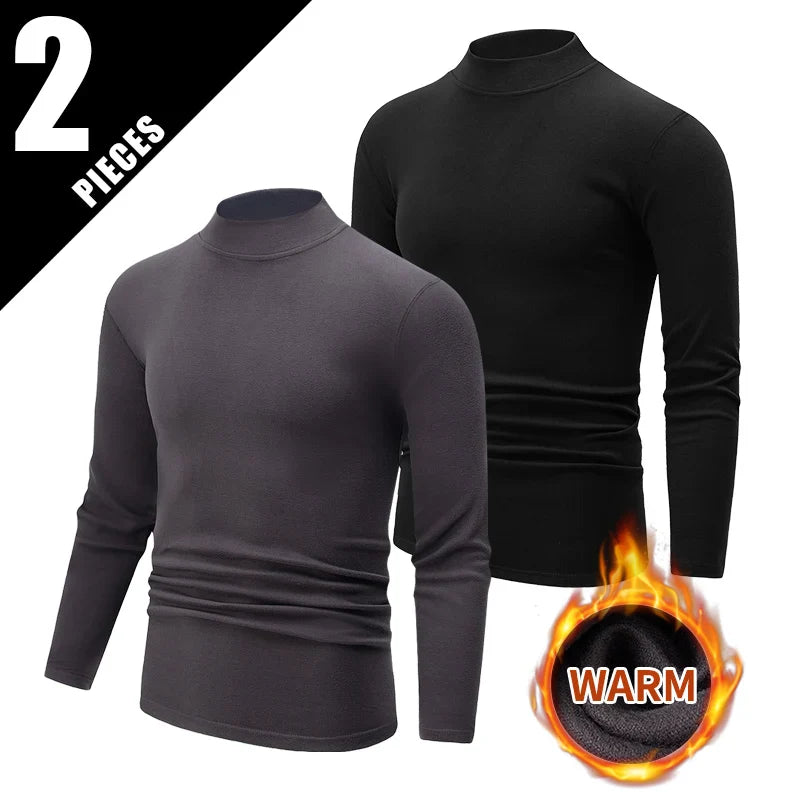 Men's Semi High Neck Fashionable