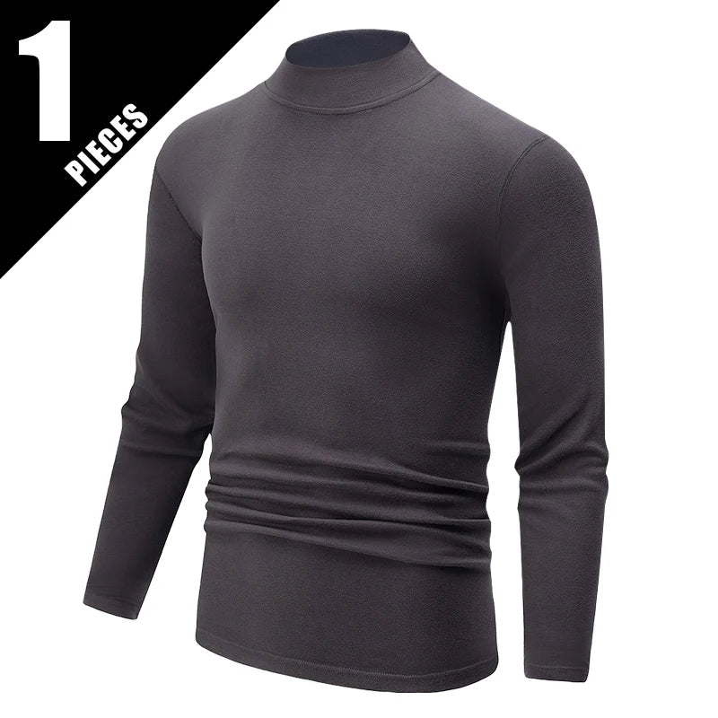 Men's Semi High Neck Fashionable