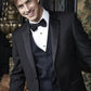 "Barcelona" Black Tuxedo Jacket Notch (Separates) - EKOMSHOP product image
