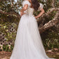 Strapless Floral Ball Gown Bridal