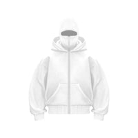 Fleece-lined Double Hooded Sweater
