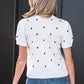 Azariah Bubble Short Sleeve Sweater