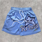 Chic Stylish Y2K Graphic Letter Print Gym Shorts for Men Quick Dry Breathable Shorts with Pockets Casual Workout Fitness Running