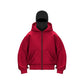 Fleece-lined Double Hooded Sweater