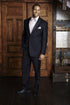 "Vienna" Black Tuxedo Jacket Peak (Separates) - EKOMSHOP product image